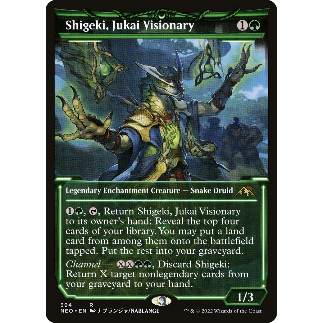 Shigeki, Jukai Visionary (NEO-394) - Kamigawa: Neon Dynasty: (Showcase)