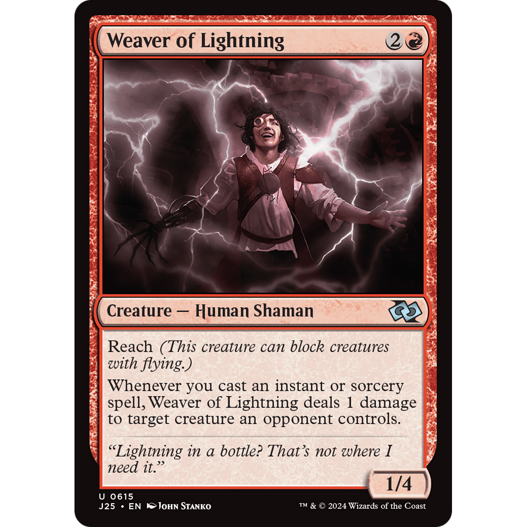 Weaver of Lightning (J25-615) - Foundations Jumpstart
