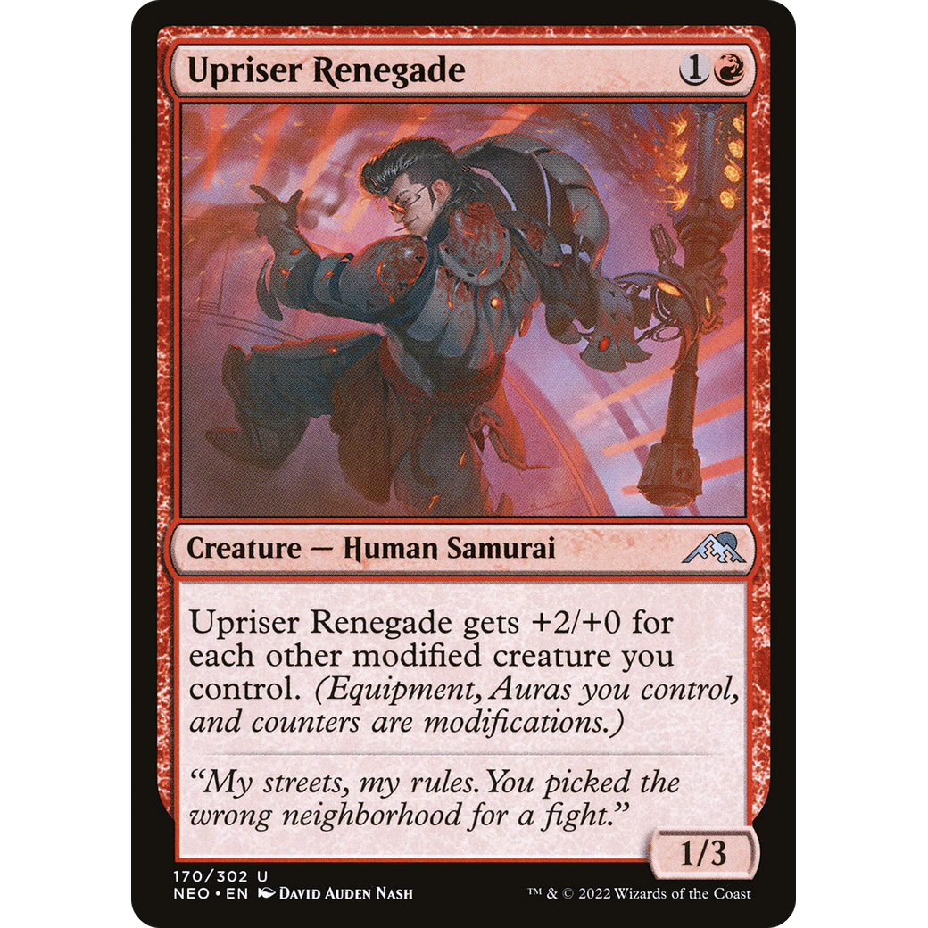 Upriser Renegade (NEO-170) - Kamigawa: Neon Dynasty