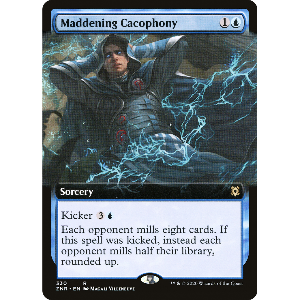 Maddening Cacophony (Extended Art) (ZNR-330) - Zendikar Rising: (Extended Art) Foil