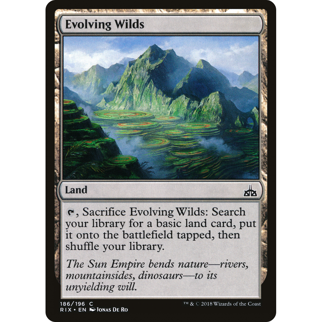 Evolving Wilds (RIX-186) - Rivals of Ixalan Foil