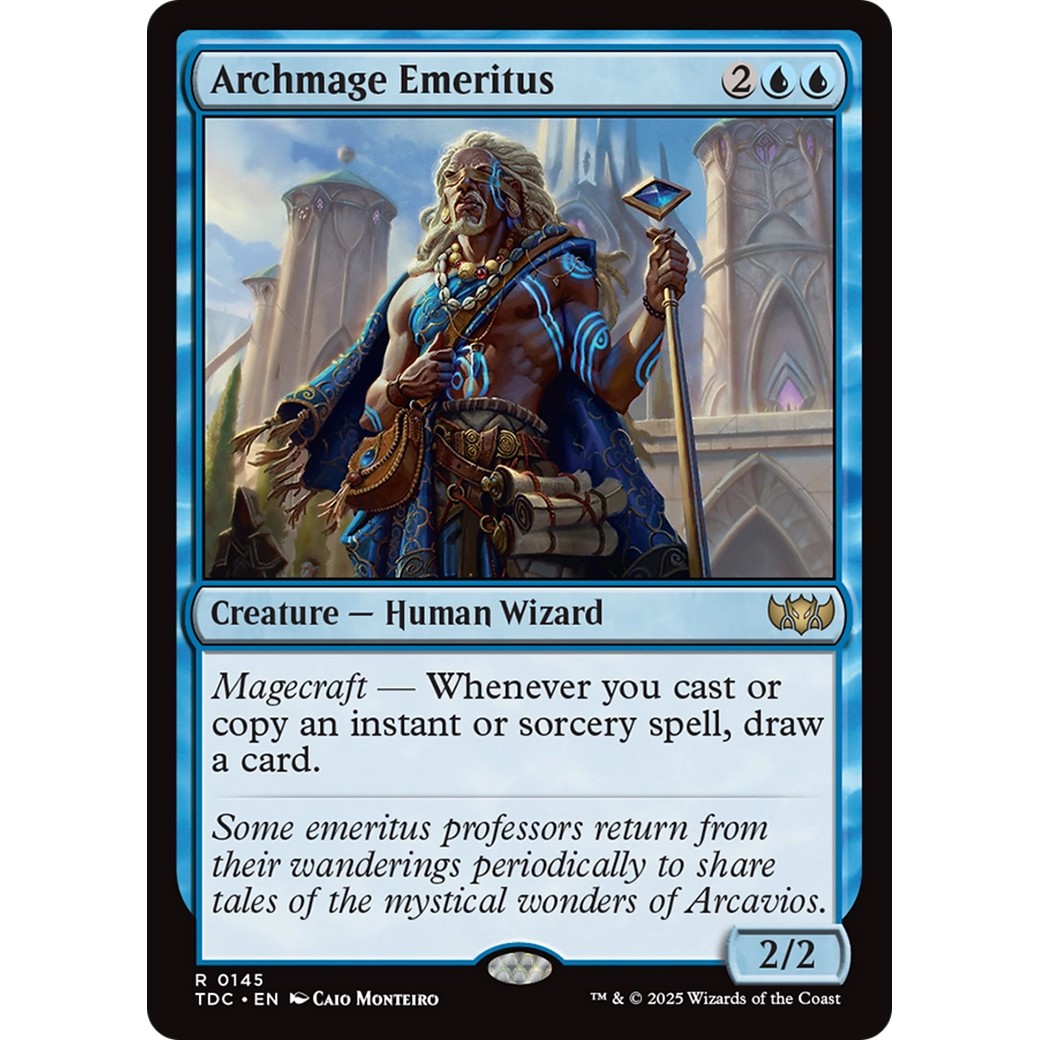 Archmage Emeritus (TDC-145) - Commander: Tarkir: Dragonstorm