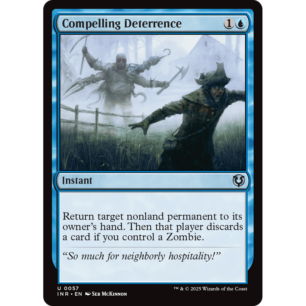 Compelling Deterrence (INR-057) - Innistrad Remastered Foil