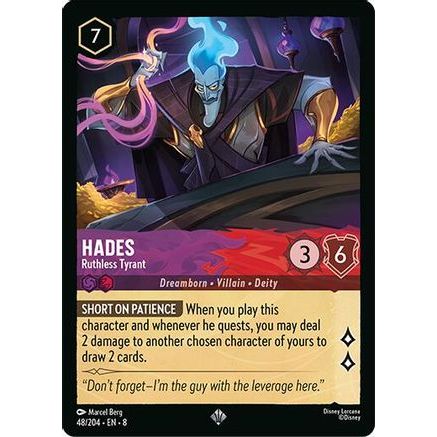 Hades - Ruthless Tyrant (48/204) - Reign of Jafar