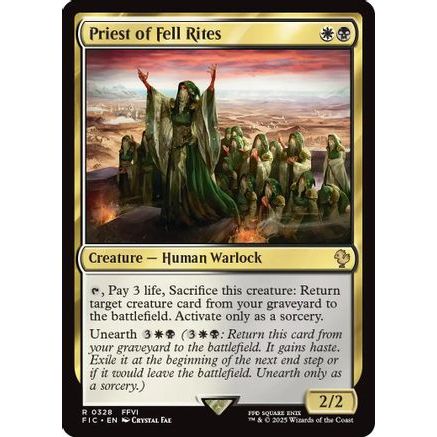 Priest of Fell Rites (FIC-328) - Commander: FINAL FANTASY