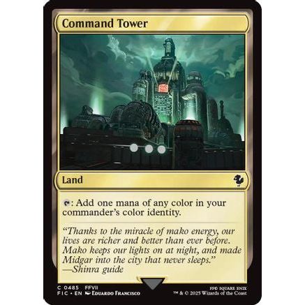 Command Tower (0485) (FIC-485) - Commander: FINAL FANTASY