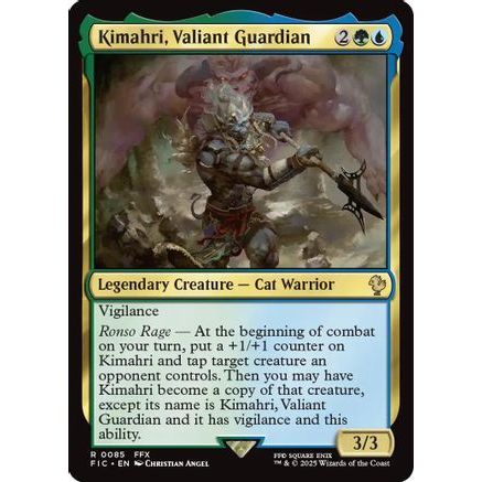 Kimahri, Valiant Guardian (FIC-085) - Commander: FINAL FANTASY
