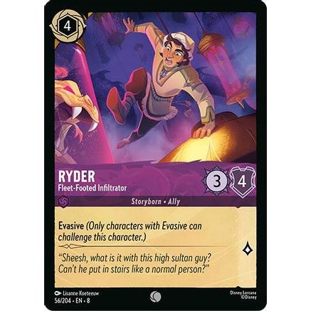 Ryder - Fleet-Footed Infiltrator (56/204) - Reign of Jafar Cold Foil