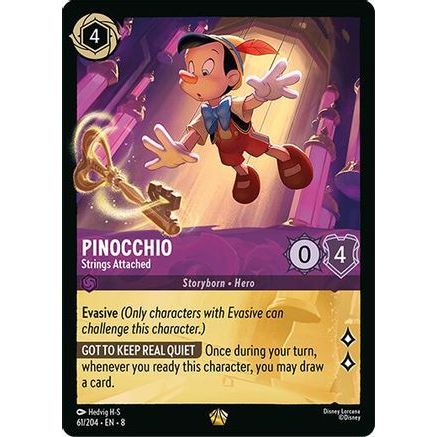 Pinocchio - Strings Attached (61/204) - Reign of Jafar Cold Foil