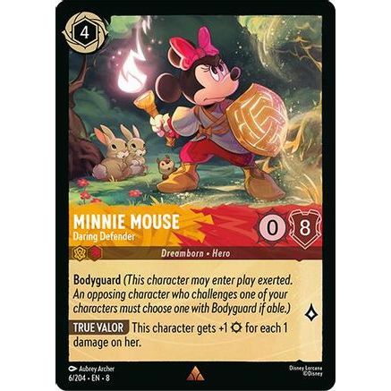 Minnie Mouse - Daring Defender (6/204) - Reign of Jafar Cold Foil