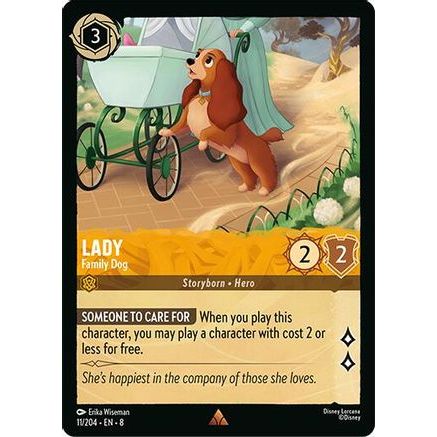 Lady - Family Dog (11/204) - Reign of Jafar Cold Foil