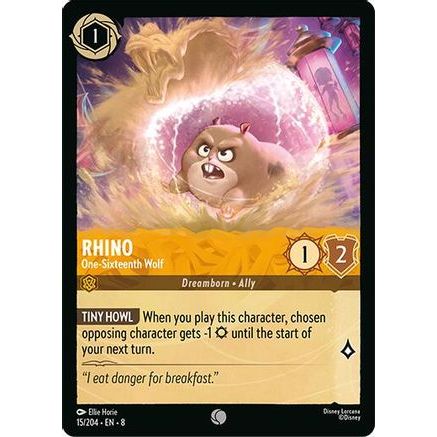 Rhino - One-Sixteenth Wolf (15/204) - Reign of Jafar