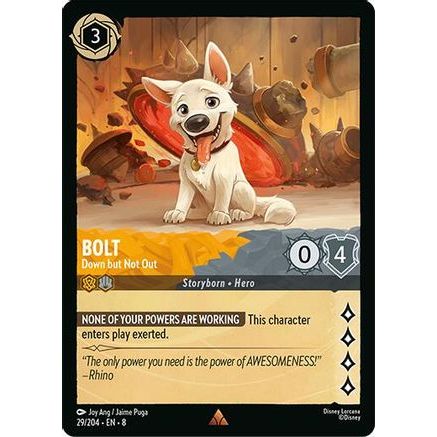 Bolt - Down but Not Out (29/204) - Reign of Jafar Cold Foil