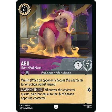 Abu - Illusory Pachyderm (50/204) - Reign of Jafar Cold Foil