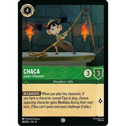 Chaca - Junior Chipmunk (88/204) - Reign of Jafar Cold Foil
