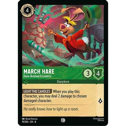 March Hare - Hare-Brained Eccentric (91/204) - Reign of Jafar Cold Foil