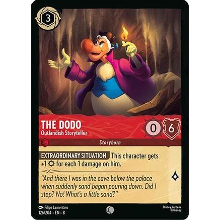 The Dodo - Outlandish Storyteller (126/204) - Reign of Jafar Cold Foil