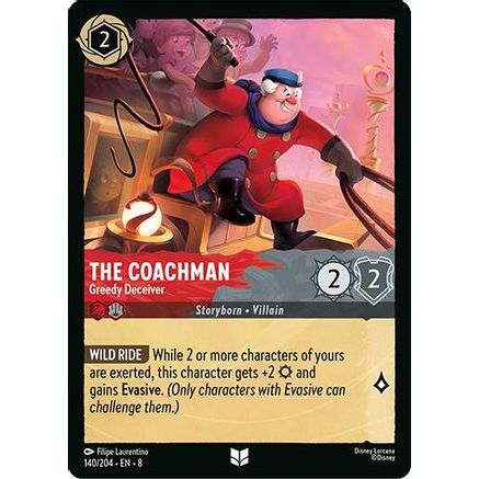 The Coachman - Greedy Deceiver (140/204) - Reign of Jafar Cold Foil