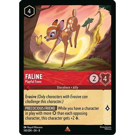 Faline - Playful Fawn (145/204) - Reign of Jafar Cold Foil