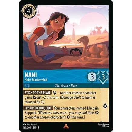 Nami - Heist Mastermind (165/204) - Reign of Jafar Cold Foil