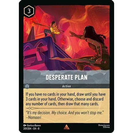 Desperate Plan (201/204) - Reign of Jafar Cold Foil
