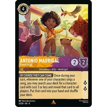 Antonio Madrigal - Friend to All (5/204) - Reign of Jafar Cold Foil