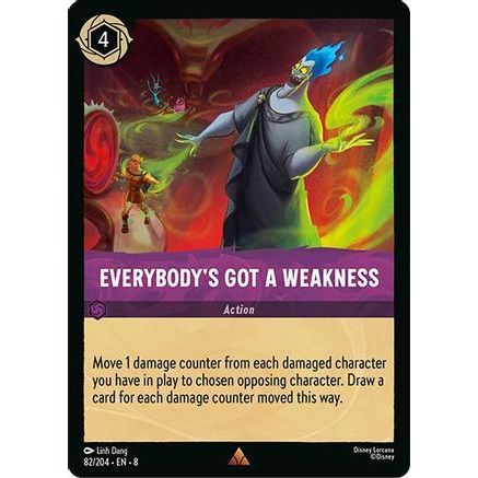 Everybody's Got A Weakness (82/204) - Reign of Jafar Cold Foil