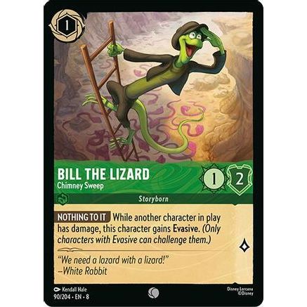 Bill the Lizard - Chimney Sweep (90/204) - Reign of Jafar