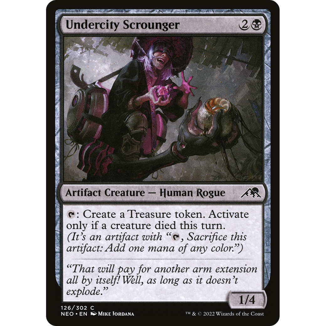 Undercity Scrounger (NEO-126) - Kamigawa: Neon Dynasty Foil