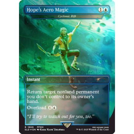 Hope's Aero Magic - Cyclonic Rift (Rainbow Foil) (SLD-1869) - Secret Lair Drop Series Foil
