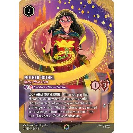 Mother Gothel - Knows What's Best (Enchanted) (211/204) - Reign of Jafar Holofoil