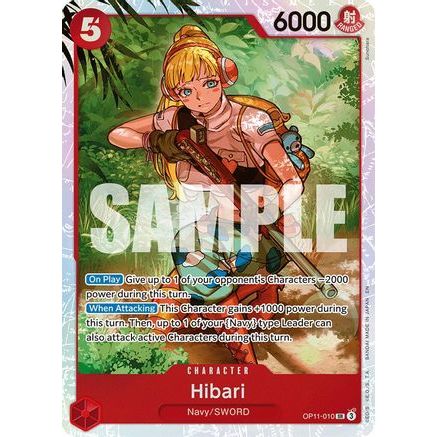 Hibari (OP11-010) - A Fist of Divine Speed Foil