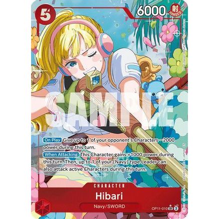 Hibari (Alternate Art) (OP11-010) - A Fist of Divine Speed Foil