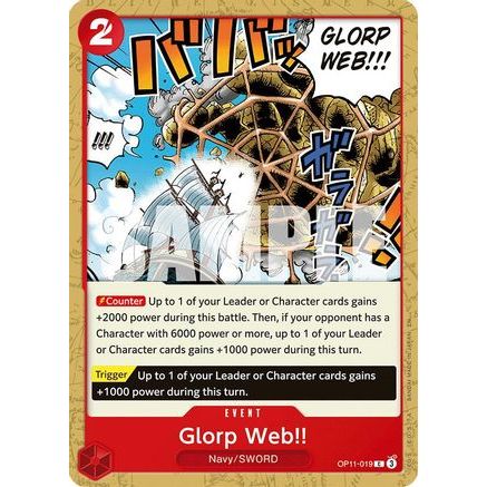 Glorp Web!! (OP11-019) - A Fist of Divine Speed