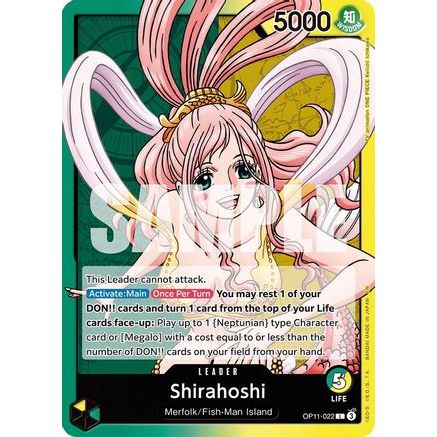Shirahoshi (022) (OP11-022) - A Fist of Divine Speed