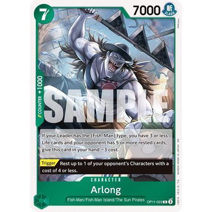 Arlong (OP11-023) - A Fist of Divine Speed Foil