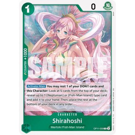 Shirahoshi (030) (OP11-030) - A Fist of Divine Speed Foil