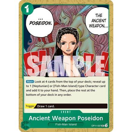 Ancient Weapon Poseidon (OP11-037) - A Fist of Divine Speed