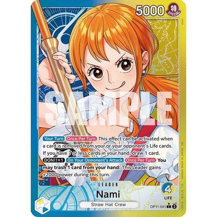 Nami (041) (Alternate Art) (OP11-041) - A Fist of Divine Speed Foil