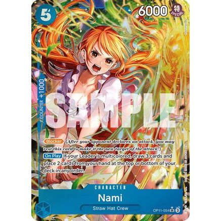Nami (054) (Alternate Art) (OP11-054) - A Fist of Divine Speed Foil