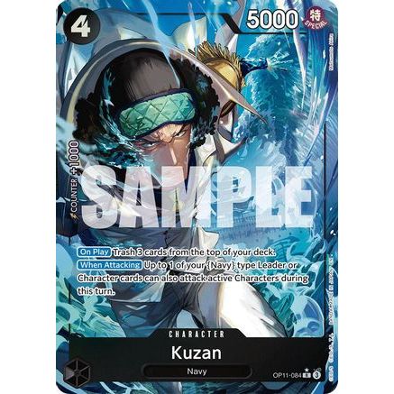 Kuzan (Alternate Art) (OP11-084) - A Fist of Divine Speed Foil