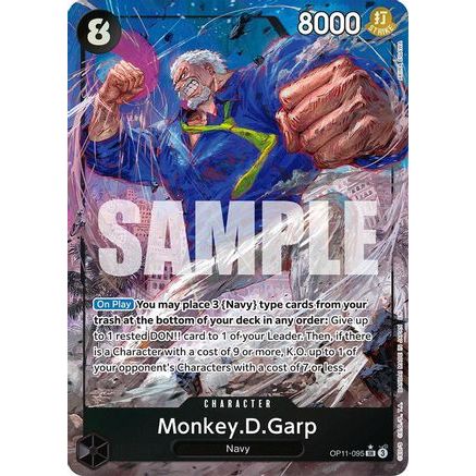 Monkey.D.Garp (Alternate Art) (OP11-095) - A Fist of Divine Speed Foil