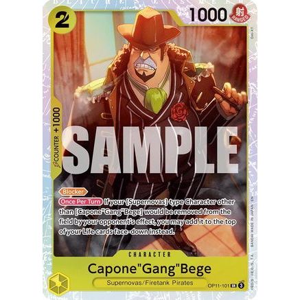 Capone"Gang"Bege (101) (OP11-101) - A Fist of Divine Speed Foil