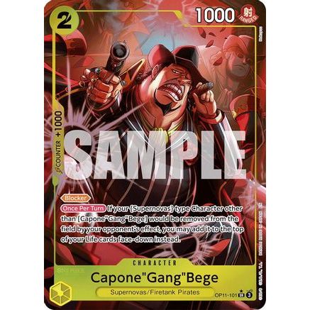 Capone"Gang"Bege (101) (Alternate Art) (OP11-101) - A Fist of Divine Speed Foil