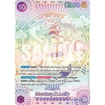 Monkey.D.Luffy (119) (SP) (OP05-119) - A Fist of Divine Speed Foil