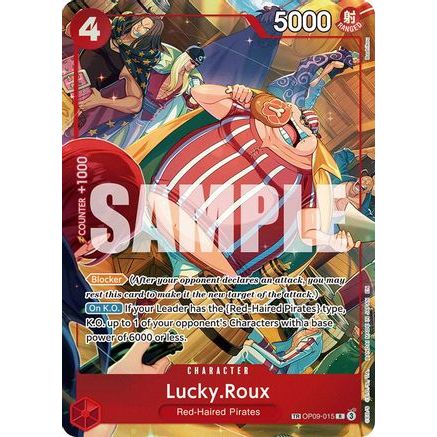Lucky.Roux (TR) (OP09-015) - A Fist of Divine Speed Foil