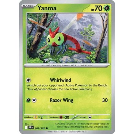 Yanma - 002/182 2 - SV10 Destined Rivals