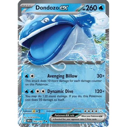 Dondozo ex - 066/182 66 - SV10 Destined Rivals Holofoil