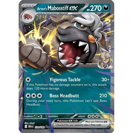 Arven's Mabosstiff ex - 139/182 139 - SV10 Destined Rivals Holofoil