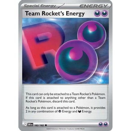 Team Rocket's Energy 182 - SV10 Destined Rivals